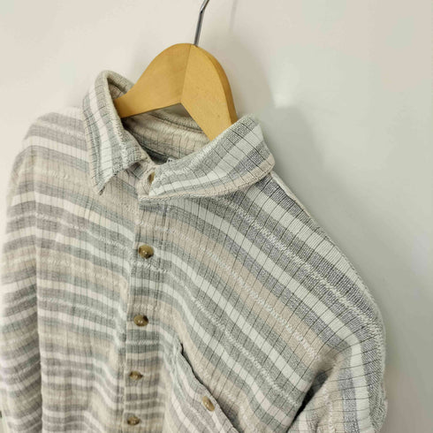Quattro Quarti SPORTS wear チェック ボーダー L/S シャツ メンズ XXXL