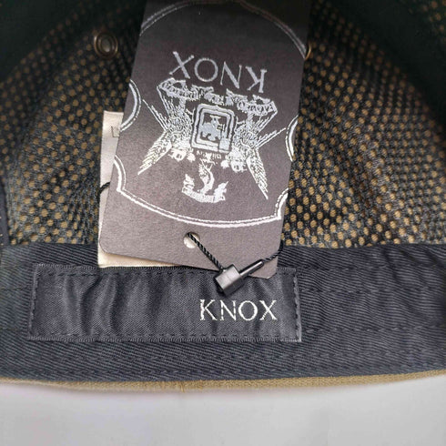 ノックスニューヨーク KNOX NEW YORK 洗い加工 ノックス 野球帽 メンズ KNOX 6方 キャップ ジンコード バイオ ウォッシュ メンズ FREE