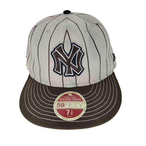 ニューエラ NEW ERA 59FIFTY ソフトバックラム Heritage Collection クーパーズタウン ウォルナット メンズ 7 1/2