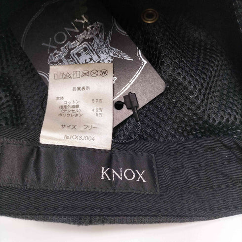 ノックスニューヨーク KNOX NEW YORK 洗い加工 ノックス 野球帽 メンズ KNOX 6方 キャップ ジンコード バイオ ウォッシュ メンズ FREE