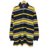 トミーヒルフィガー TOMMY HILFIGER マルチボーダー エンブレム ロングポロシャツ メンズ import:L