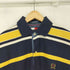 トミーヒルフィガー TOMMY HILFIGER マルチボーダー エンブレム ロングポロシャツ メンズ import:L