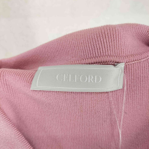 セルフォード CELFORD ボウタイリボン衿付きニットプルオーバー レディース ONE