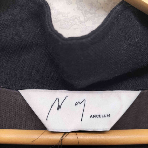 アンセルム ANCELLM WOOL HALF ZIP PULL OVER SHIRT メンズ 1