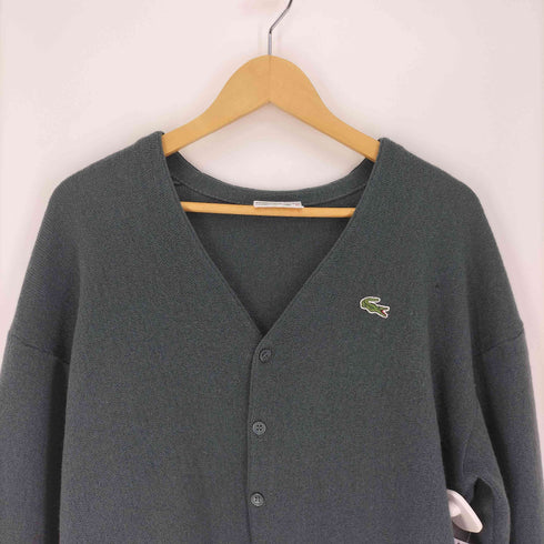 シュミーズラコステ CHEMISE LACOSTE ロゴワッペン ウール Vネック カーディガン メンズ 3