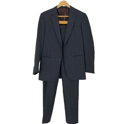 ポールスミスロンドン Paul Smith LONDON ×Delfino 19SS 裏地花柄 REDA社製 チェック柄 2Bテーラードジャケット メンズ L
