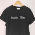 マーティンキム Matin Kim ロゴ プリント S/S クルーネック Tシャツ レディース F