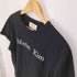 マーティンキム Matin Kim ロゴ プリント S/S クルーネック Tシャツ レディース F