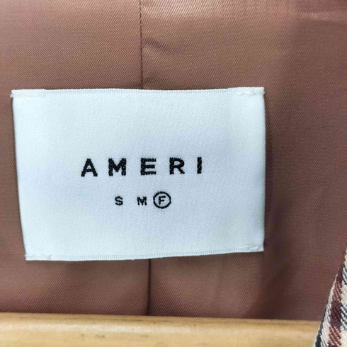 アメリ AMERI チェックベスト レディース FREE