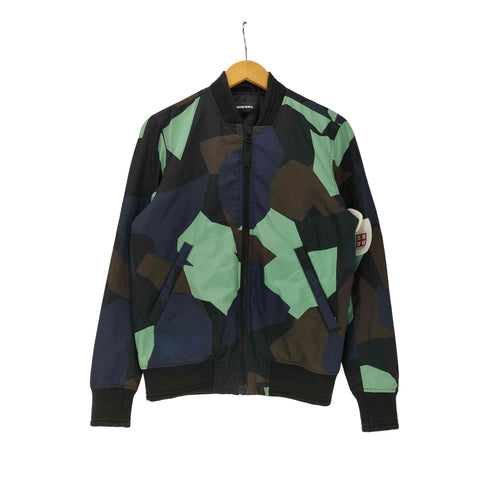 ディーゼル DIESEL 裏地キルティング オリジナル カモ 迷彩 MA-1 TYPE パデット ボンバー ジャケット メンズ XS-S