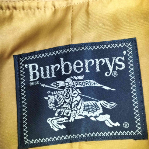 バーバリーズ BURBERRYS 裏地ノバチェック 比翼ステンカラーコート メンズ