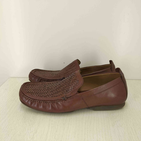 クラークス Clarks 編み込み イントレチャート レザー スリッポン メンズ 6