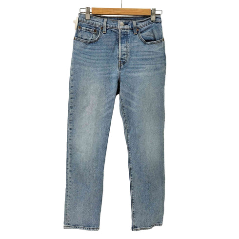 リーバイス Levis 別注 501 ボタン裏5286 インディゴ ストレートデニム レディース W27 L29