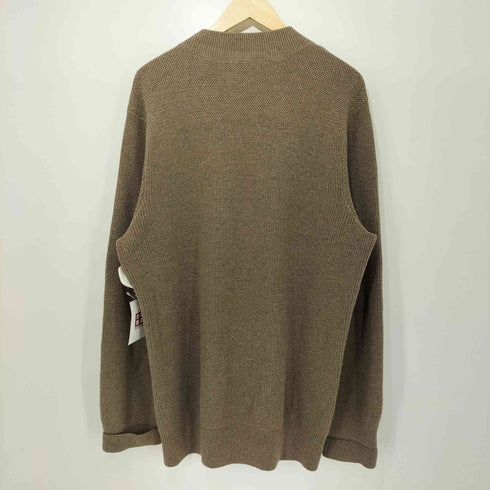 エルエルビーン L.L.Bean 00s 筆記体タグ復刻 ヘンリーネック コットンウール ニット セーター メンズ import:XL