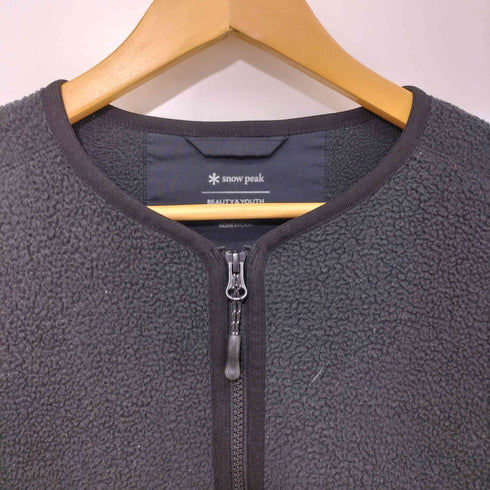 スノーピーク Snow Peak 別注 ハーフジップ プルオーバー フリース ジャケット メンズ JPN:XL