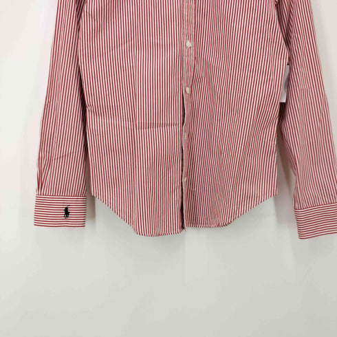 ラルフローレン RALPH LAUREN ストライプ長袖シャツ 袖ポニー slim fit レディース UK:6