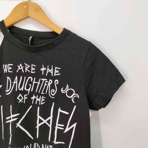 disturbia 肩だし グラフィックプリント Tシャツ レディース JPN:S