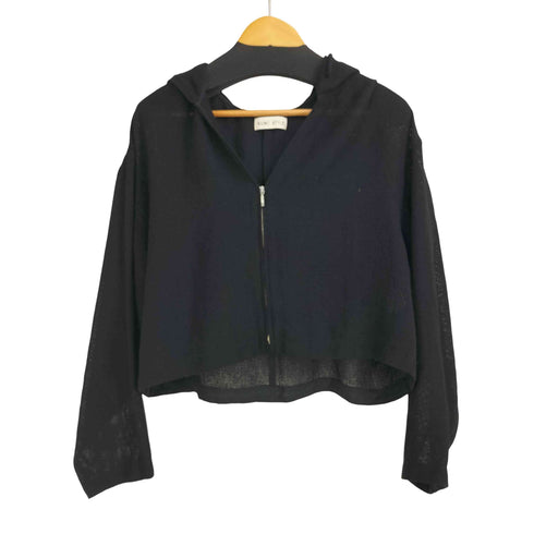 スミスタイル SUM1 STYLE リネン混 メッシュジップパーカー レディース FREE