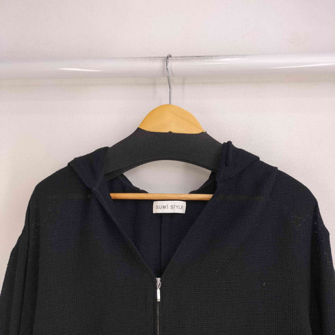 スミスタイル SUM1 STYLE リネン混 メッシュジップパーカー レディース FREE