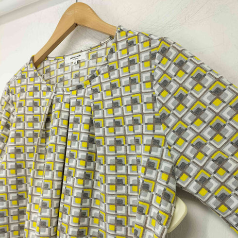 ピエールカルダン pierre cardin クルーネック 総柄 デザイン カットソー レディース 40
