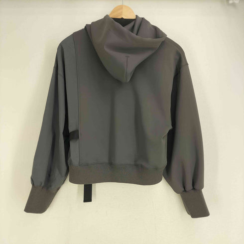 スミスタイル SUM1 STYLE ベルト付き ナイロンスリーブ切替 パーカー レディース FREE
