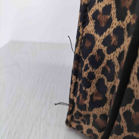 ソニアリキエル SONIA RYKIEL ヒョウ柄 レオパード マルチポケット トートバッグ レディース