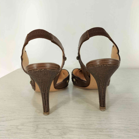 セルジオロッシ sergio rossi PELLE STAMPA LIZARD TAMARINDO レディース EUR:36