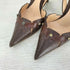 セルジオロッシ sergio rossi PELLE STAMPA LIZARD TAMARINDO レディース EUR:36