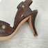 セルジオロッシ sergio rossi PELLE STAMPA LIZARD TAMARINDO レディース EUR:36