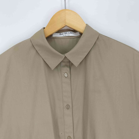 レイビームス Ray BEAMS プリーツレイヤードシャツ ワンピース レディース ONE SIZE