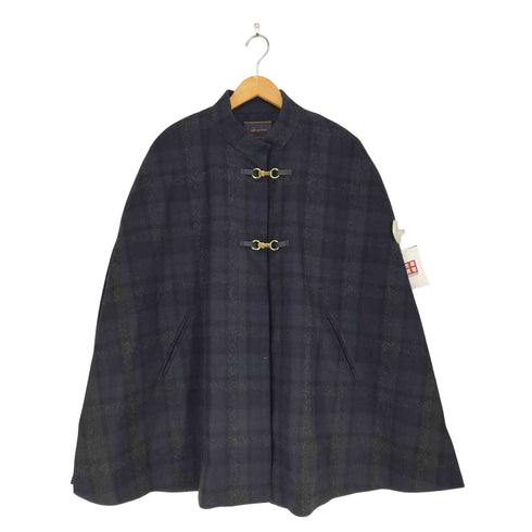 ラウンジドレス Loungedress チェック柄 ポンチョコート レディース FREE