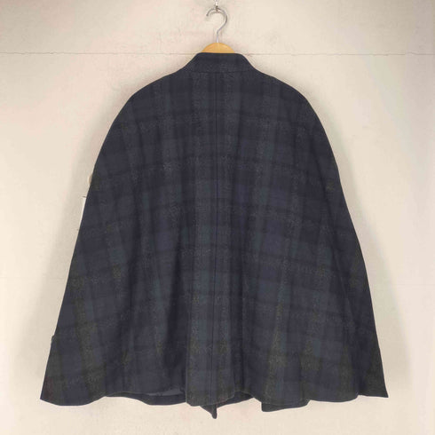 ラウンジドレス Loungedress チェック柄 ポンチョコート レディース FREE