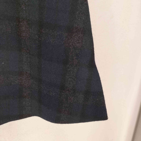 ラウンジドレス Loungedress チェック柄 ポンチョコート レディース FREE