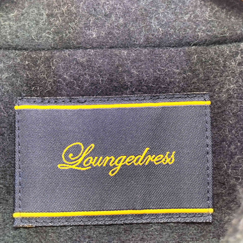 ラウンジドレス Loungedress チェック柄 ポンチョコート レディース FREE