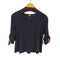 ブルーレーベルクレストブリッジ BLUE LABEL CRESTBRIDGE 裾リボンS/Sブラウス レディース 38