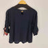 ブルーレーベルクレストブリッジ BLUE LABEL CRESTBRIDGE 裾リボンS/Sブラウス レディース 38