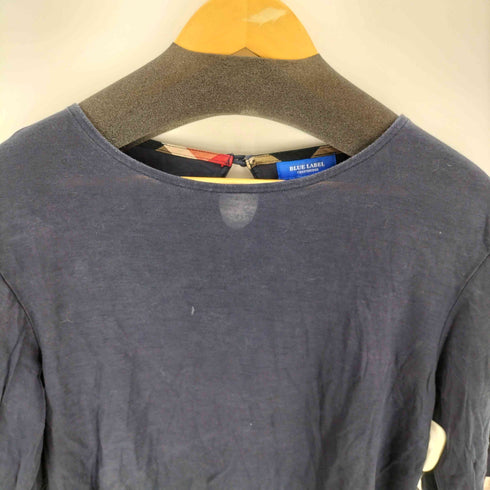 ブルーレーベルクレストブリッジ BLUE LABEL CRESTBRIDGE 裾リボンS/Sブラウス レディース 38