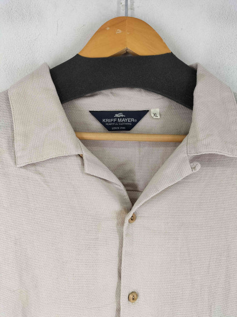 クリフメイヤー KRIFF MAYER S/S 開襟 シャツ メンズ JPN:XL