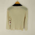 マックスマーラ MAX MARA シルクカシミヤ Uネック スパンコールカットソー レディース import:M