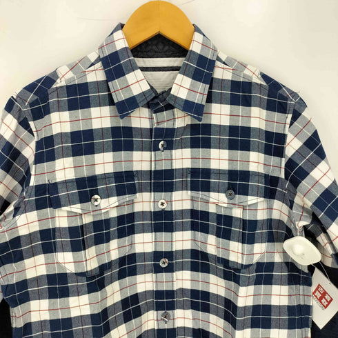 ホワイトマウンテニアリング WHITE MOUNTAINEERING Cotton Oxford Check Back Darts Elbow Patched Shirt メンズ JPN:0