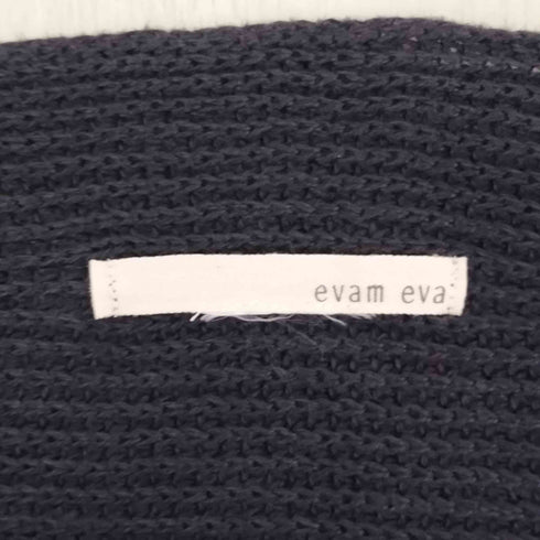 エヴァムエヴァ evam eva サマーニットポンチョ レディース