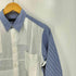 コムデギャルソンオム COMME des GARCONS HOMME 10ss ストライプ パッチワーク テールカット 長袖シャツ メンズ JPN:XS