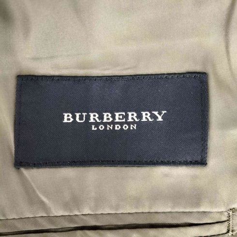 バーバリーロンドン BURBERRY LONDON 総裏 ピークドラペル ヘリンボーン ダブルブレストテーラードジャケット メンズ