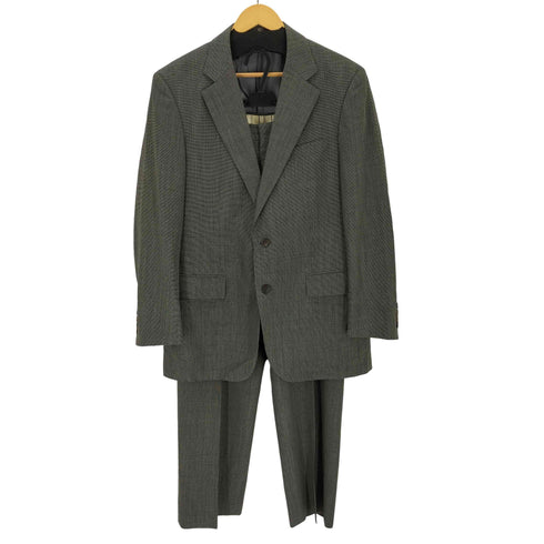 バーバリーロンドン BURBERRY LONDON 背抜き モヘヤ混 2Bテーラードジャケット スラックス セットアップ メンズ