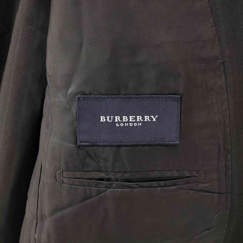 バーバリーロンドン BURBERRY LONDON 背抜き ストライプ2Bテーラードジャケット スラックス セットアップ メンズ