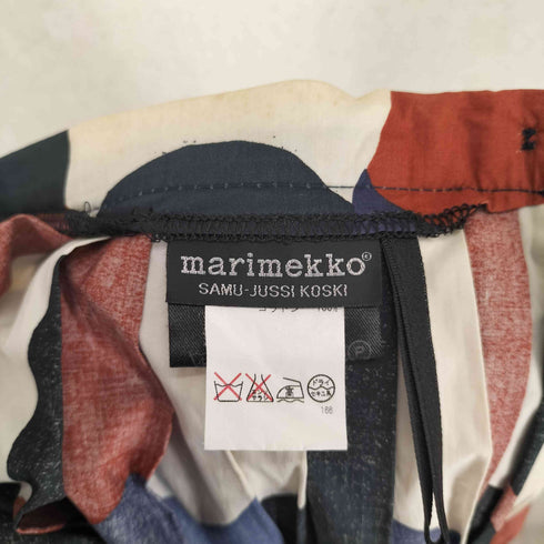 マリメッコ marimekko ミディ丈 総柄スカート レディース 34