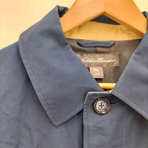エディーバウアー Eddie Bauer 比翼 ステンカラーコート メンズ S