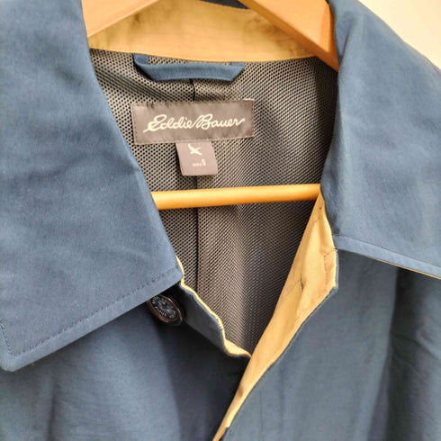 エディーバウアー Eddie Bauer 比翼 ステンカラーコート メンズ S