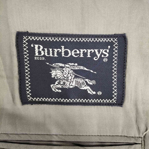 バーバリーズ BURBERRYS 背抜き モヘヤ混 2Bテーラードジャケット スラックス セットアップ メンズ