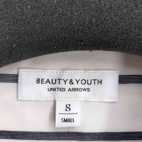 ビューティーアンドユースユナイテッドアローズ BEAUTY & YOUTH UNITED ARROWS ブルーストライプ レギュラーカラーシャツ メンズ import:S